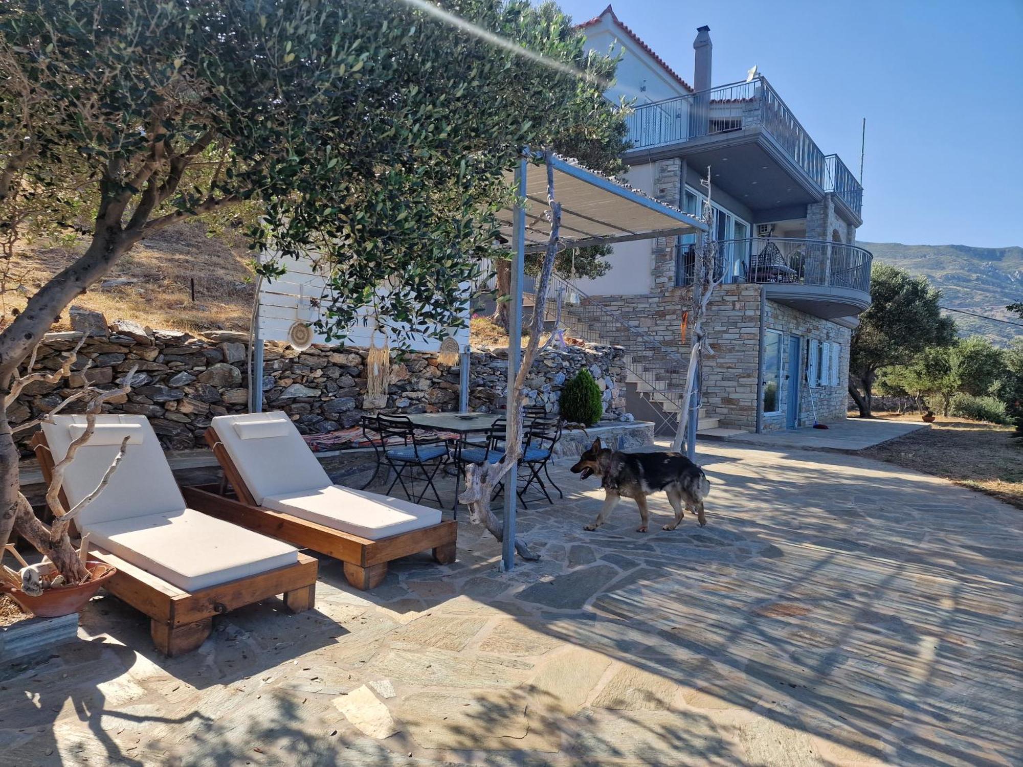Villa Aegean Balcony Akhladherí Extérieur photo